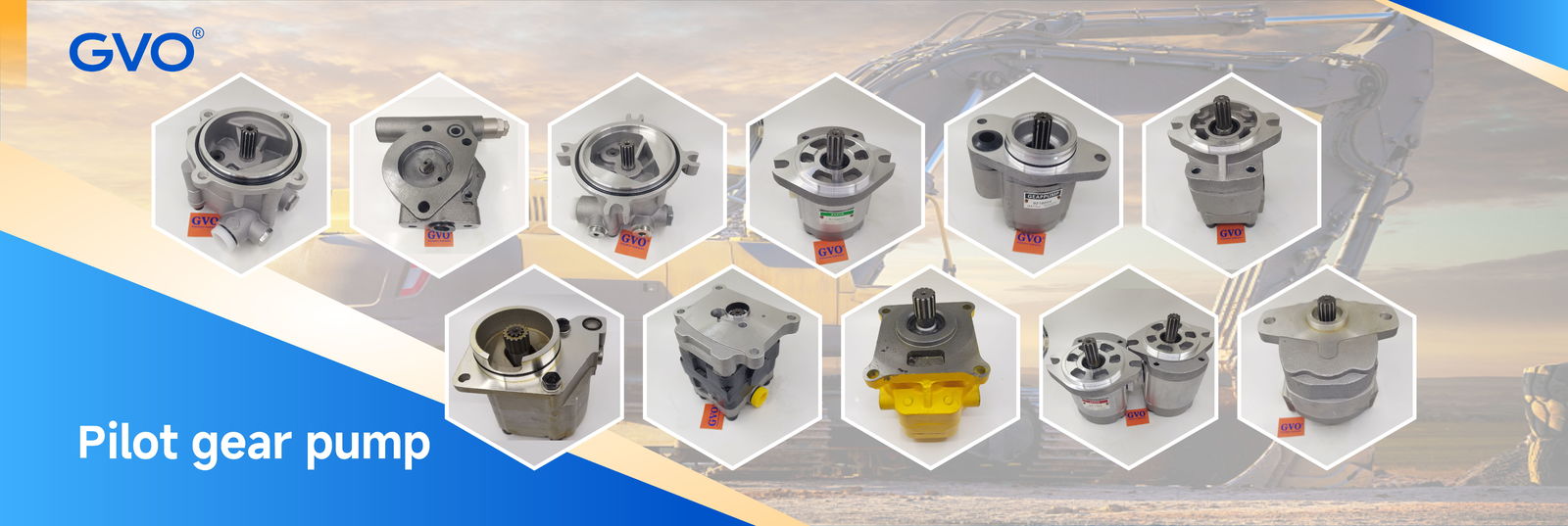 Máquina escavadora Gear Pump