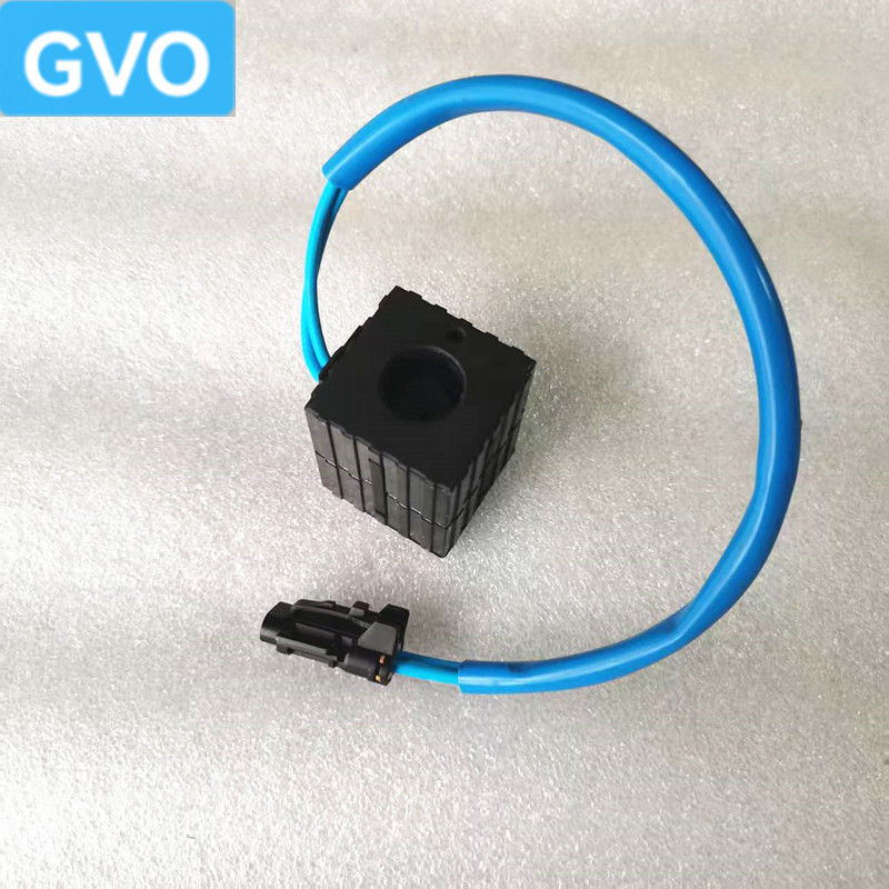 1024 Lovol FR60/65/80/150/170 Piloto de escavadeira bobina de válvula solenoide rotativa compatível com 12V24V